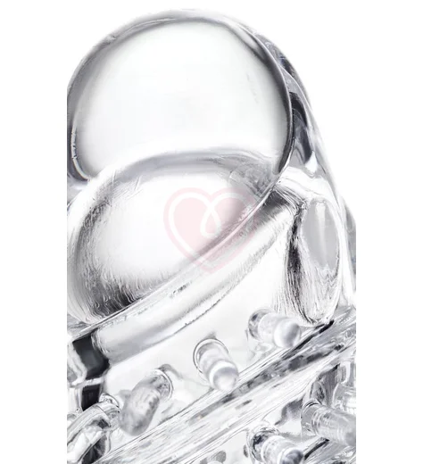 Стимулирующая вибронасадка на пенис с усиками ToyFa A-Toys 13 см фото 4