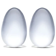 Набор из 2 вагинальных шариков из стекла Glass Yoni Eggs Set