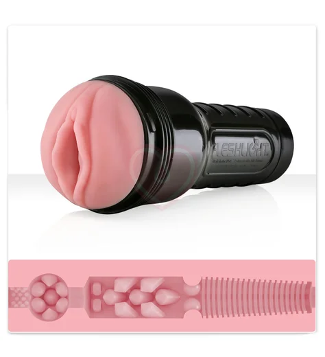 Мастурбатор вагина Fleshlight Pink Lady с рельефом Destroya фото 1