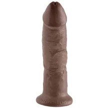 Фаллоимитатор на присоске King Cock 23 см коричневый