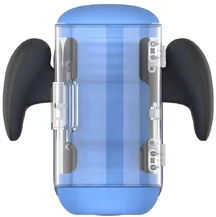 Робот-мастурбатор с вибрацией и нагревом Amovibe Black Knight Massaging Beads