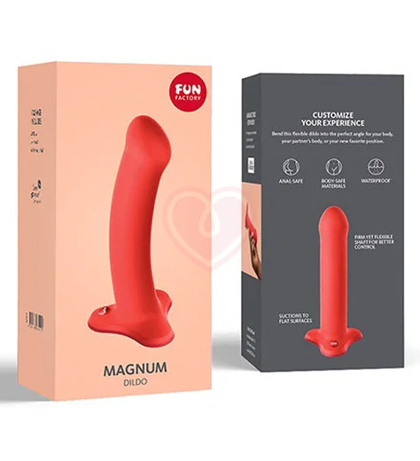 Фаллоимитатор Fun Factory Magnum коралловый фото 3