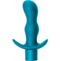Анальная пробка с вибрацией Spice it up Satisfaction бирюзовая