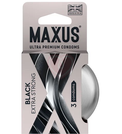 Утолщенные презервативы Maxus Extra Strong 3 шт с кейсом фото 1