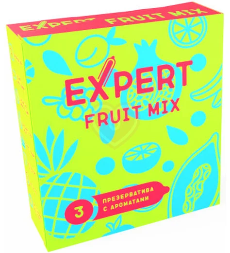 Презервативы с фруктовым ароматом Expert Fruit Mix 3 шт фото 1
