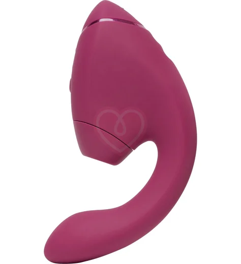 Вибратор с вакуумно-волновой стимуляцией клитора Womanizer Next Duo розовый фото 18