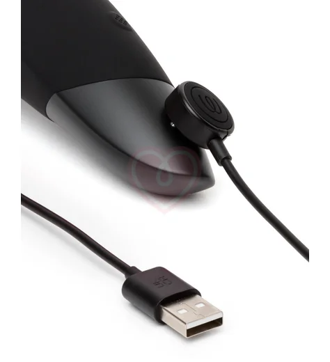 Бесконтактный клиторальный стимулятор с вибрацией Womanizer Enhance чёрный фото 8