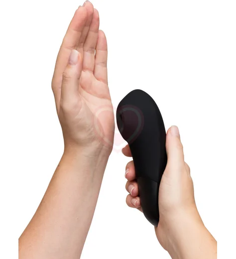 Бесконтактный клиторальный стимулятор с вибрацией Womanizer Enhance чёрный фото 11