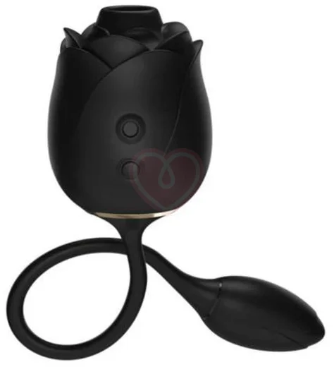 Вакуумный стимулятор розочка Fifty Shades of Grey Dark Blushing Rose фото 1