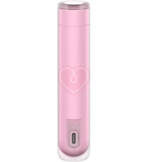 Вакуумно-волновой клиторальный стимулятор помада Satisfyer First Kiss розовый фото 4