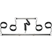 Набор для бондажа с распорками для рук и ног Pipedream Spread 'em Bar and Cuff Set