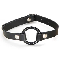 Кляп с кольцом чёрного цвета Open Mouth Gag