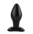 Огромная анальная пробка Pipedream Large Silicone Plug чёрная фото 1