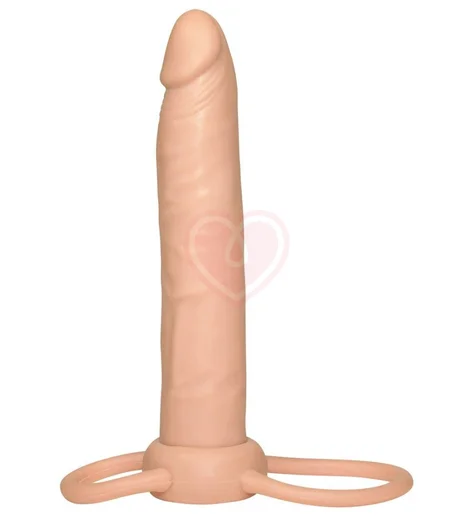 Насадка-страпон для двойного проникновения Anal Special телесная фото 1