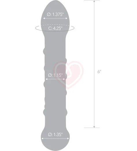 Прозрачный фаллос с розовой спиралькой Spiral Staircase фото 5