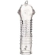 Стимулирующая насадка на пенис с шариками ToyFa A-Toys 14 см