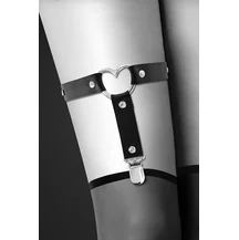 Гартер Bijoux Pour Toi с сердцем чёрный
