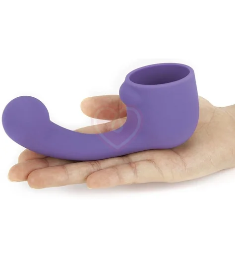 Утяжелённая насадка для массажёра Le Wand Petite Curve фиолетовый фото 3
