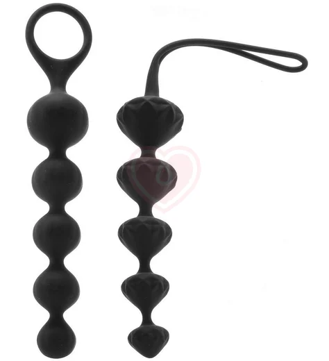 Набор из 2 анальных цепочек Satisfyer Beads чёрный фото 5