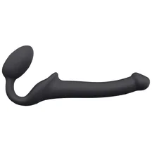 Безремневой гибкий страпон Strap-on-me Bendable S чёрный