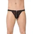 Мужские стринги с молнией чёрные фото 1