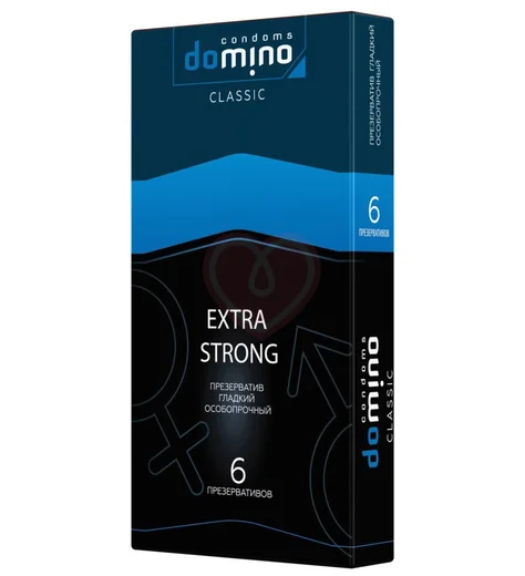 Утолщённые презервативы Luxe Domino Classic Extra Strong 6 шт фото 1