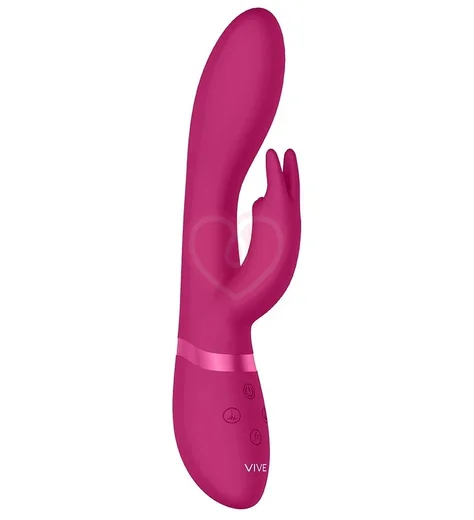 Вибратор с клиторальным стимулятором Zosia розовый фото 1