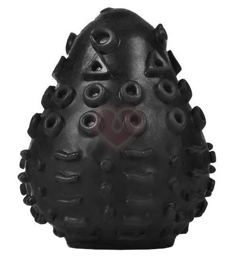 Компактный мастурбатор с рельефом Gvibe Gegg чёрный фото 1