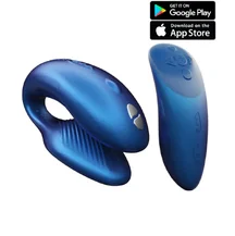 Парный вибратор с сенсорным пультом управления We-Vibe Chorus синий