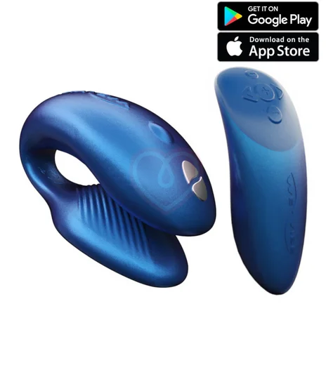 Парный вибратор с сенсорным пультом управления We-Vibe Chorus синий фото 1
