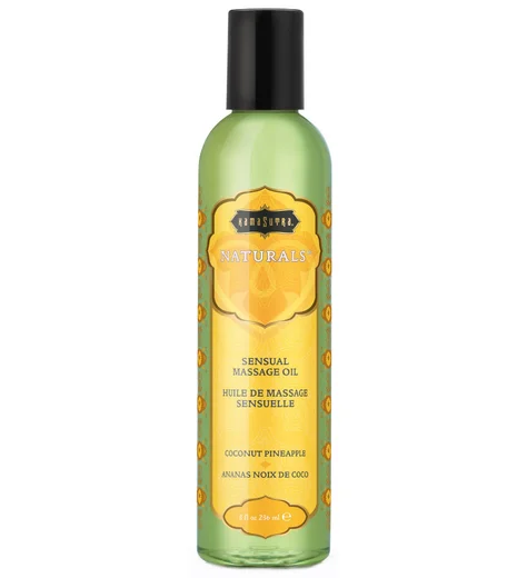 Массажное масло KamaSutra Naturals Coconut Pineapple Ананас и кокос 236 мл фото 1