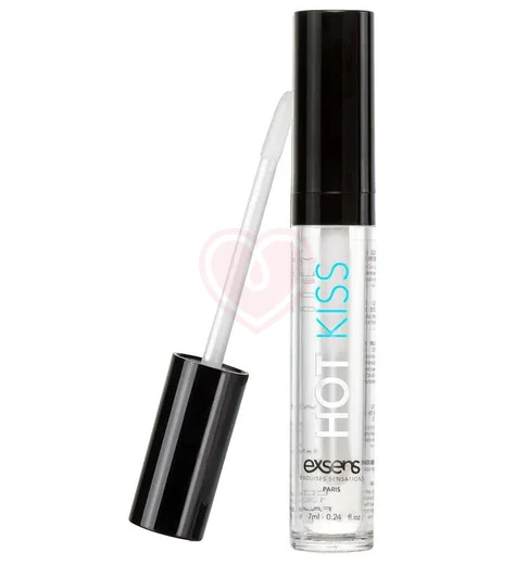 Блеск-гель для губ и орального секса Exsens Hot Kiss Кокос 7 мл фото 2