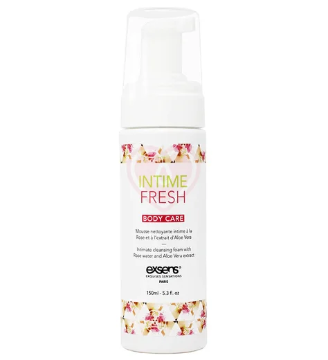 Органическая интимная очищающая пенка Exsens Intime Fresh 150 мл фото 1