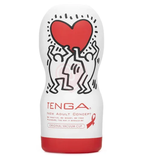 Мастурбатор Tenga x Keith Haring Vacuum Original Cup фото 1