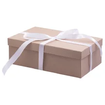 Крафтовая подарочная коробка 32х21 см