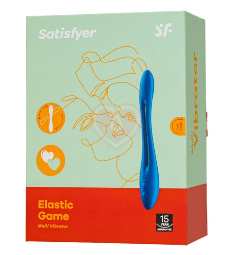 Гибкий вибратор Satisfyer Elastic Game синий фото 6