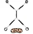 Набор для фиксации на кровати Lux Fetish Bed Spreader леопардовый фото 1