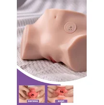 Мастурбатор вагина и анус с вибрацией Real Xise