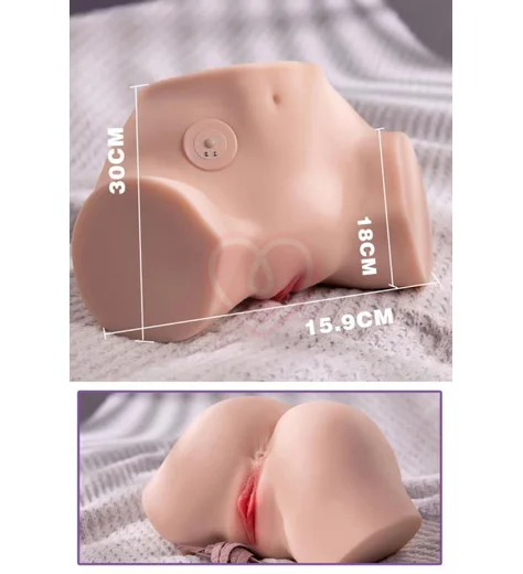 Мастурбатор вагина и анус с вибрацией Real Xise фото 5