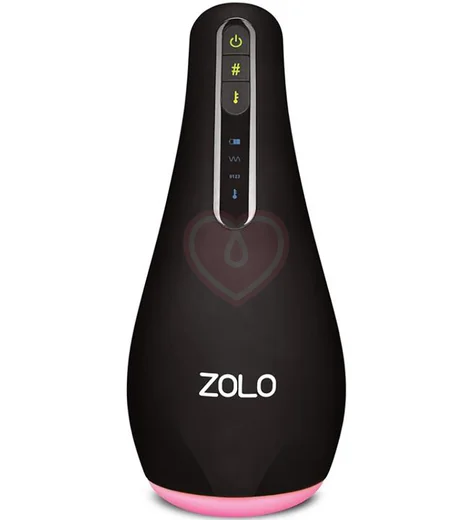 Пульсирующий мастурбатор с вибрацией и функцией подогрева Zolo Heatstroker фото 1
