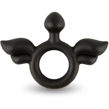 Эрекционное кольцо с крыльями Velv'Or Rooster Jeliel Angel черное