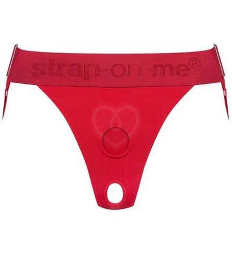 Пояс для страпона Strap-On-Me Lingerie Harness Unique красный фото 1