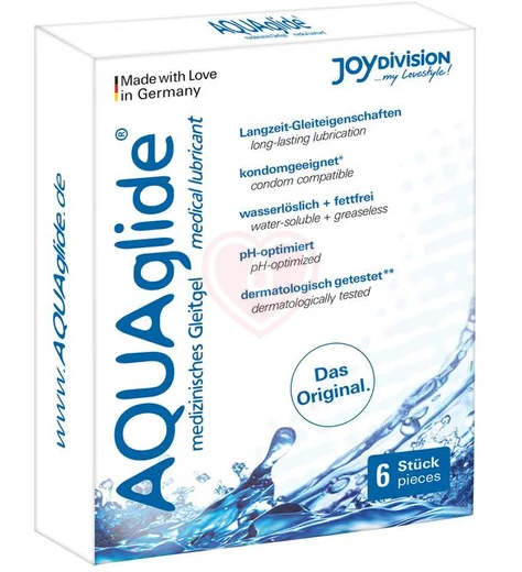 Лубрикант на водной основе Aquaglide 6x3 мл фото 1