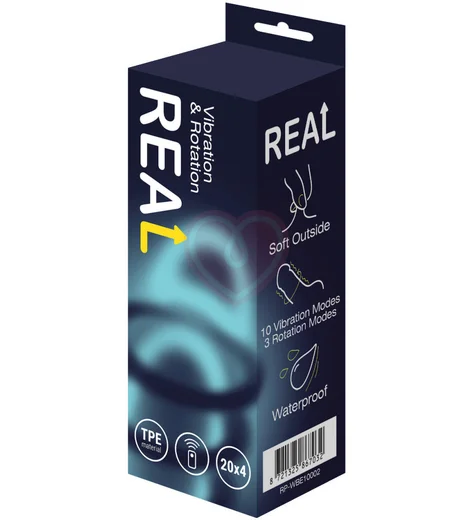 Реалистичный вибратор Real на присоске с функцией ротации и пультом фото 9