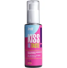 Гель для массажа с разогревающим эффектом Intt Kiss And Taste с ароматом ежевики 55 мл
