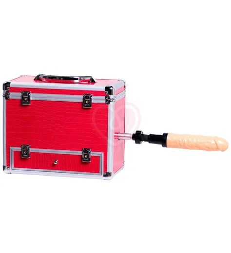 Секс-машина Чемодан Diva Wiggler с двумя насадками розовая фото 1