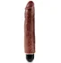 Вибратор King Cock Vibrating Stiffy 25 см коричневый фото 1