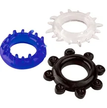 Набор разноцветных стимулирующих колец ToyFa A-Toys