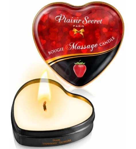 Массажная аромасвеча-сердечко Concorde Gout Fraise Клубника 35 мл фото 1