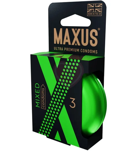 Набор презервативов Maxus Mixed 3 штуки с кейсом фото 1